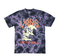 Vans Halloween T-Shirt Purple Tie Dye Short Sleeve Classic Fit Skull Mens M