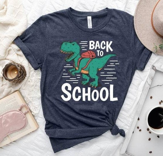 Back To School Shirt, Dinosaur Shirt, Boy Saurus Shirt, Girl Saurus Shirt