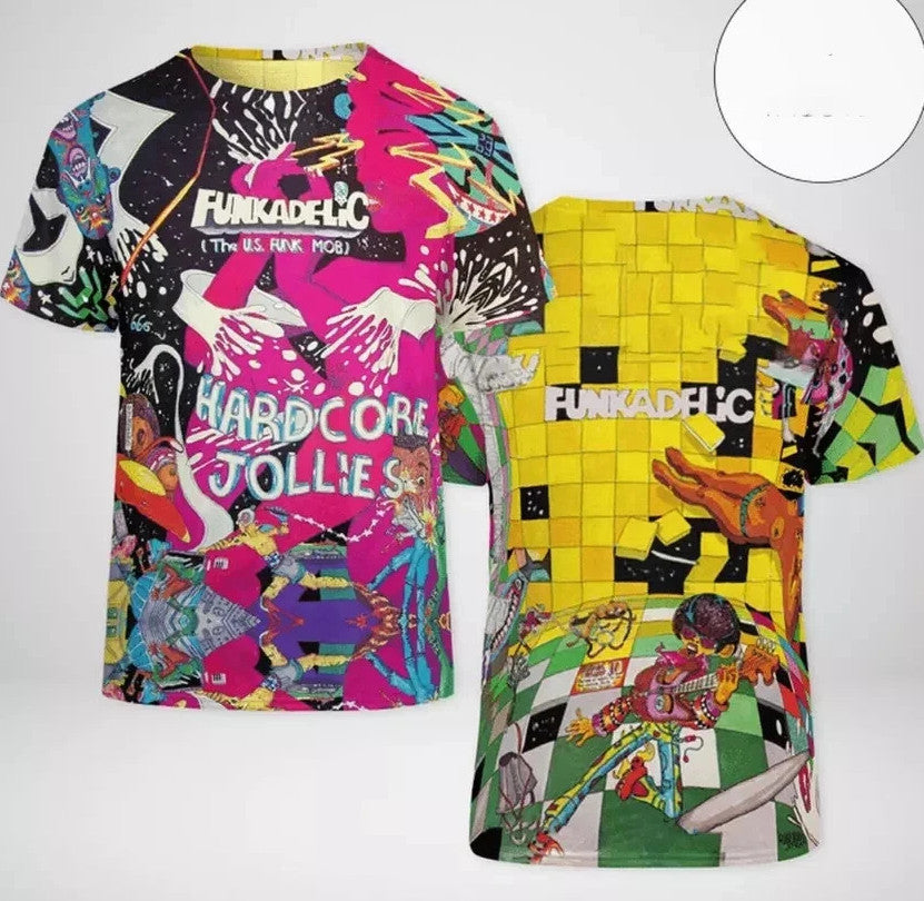 Funkadelic Hardcore Jollies Album Cover 3D T-Shirt