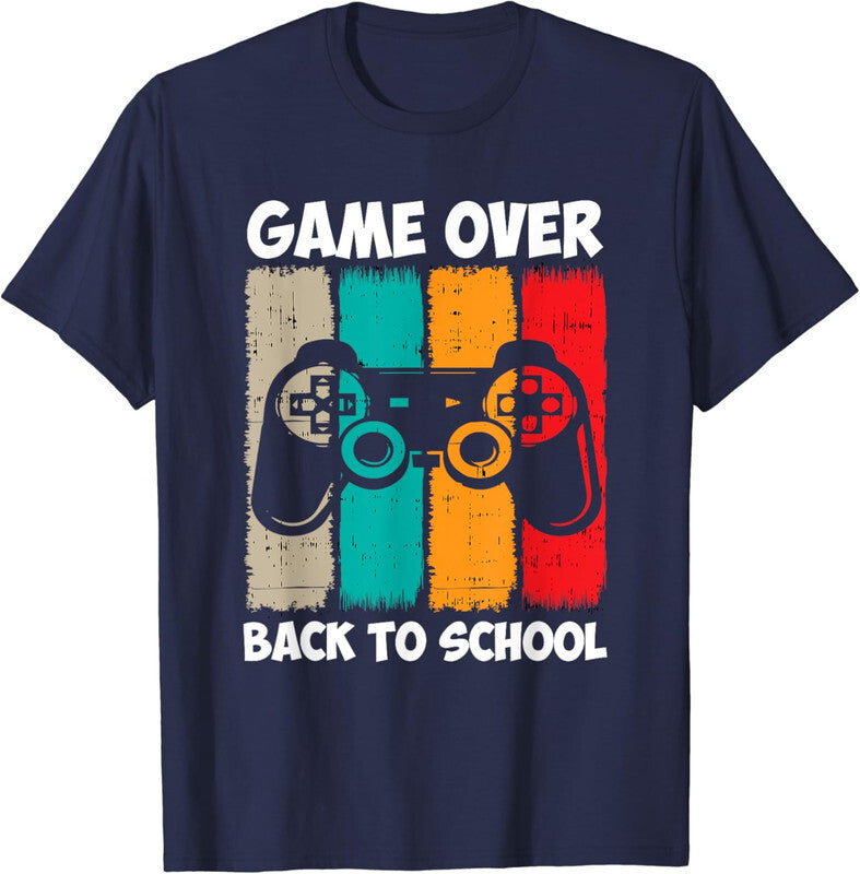Back To School Game Over Teacher Student Fun Video Unisex T-Shirt