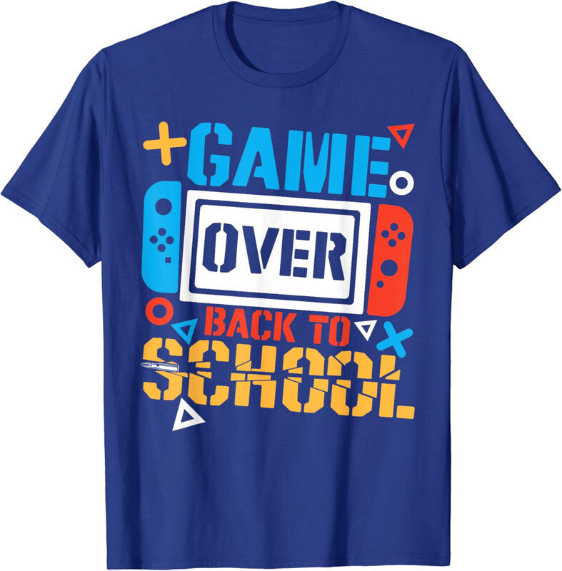 Back To School Game Over Fun Gamer Player Controller Unisex T-Shirt