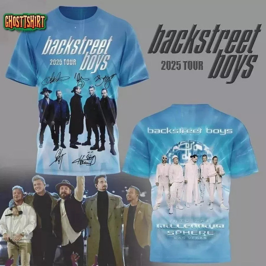 Backstreet Boys 2025 Tour Special Edition 3D T-Shirt