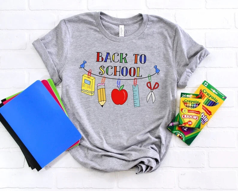 Back To School T-Shirt, Kids School Shirt, Gift For Students, Funny Kids Shirt