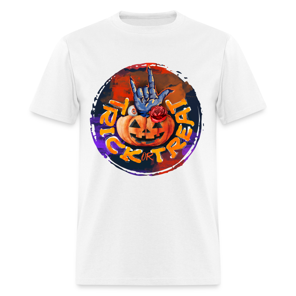 Halloween Trick Or Treat Pumpkin Head T Shirt